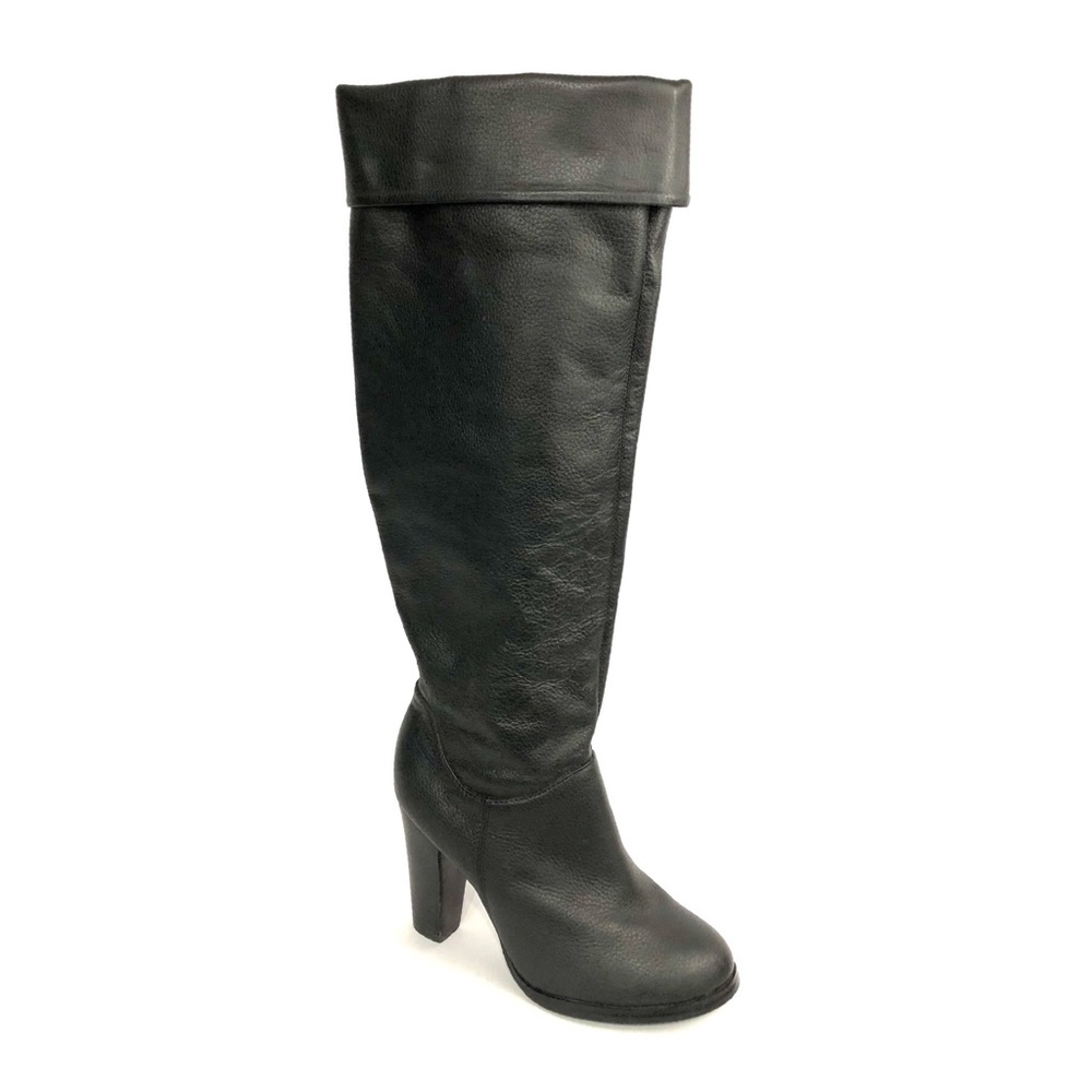 Colin Stuart Boots‎ Knee High Heels Black 90s Y2K